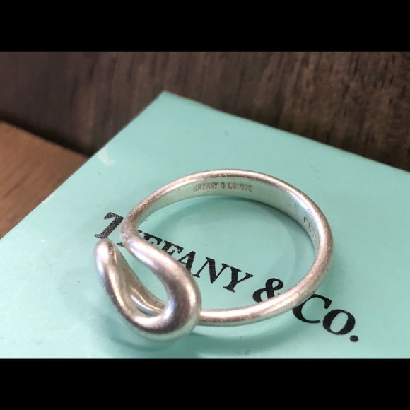 TIFFANY & CO WAVE RING.  SIZE 6.75 - Picture 3 of 4